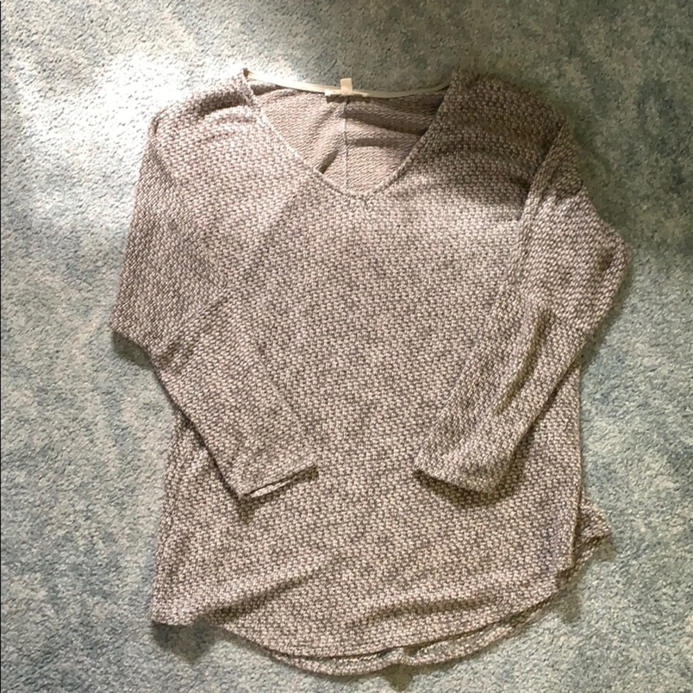 gray sweater